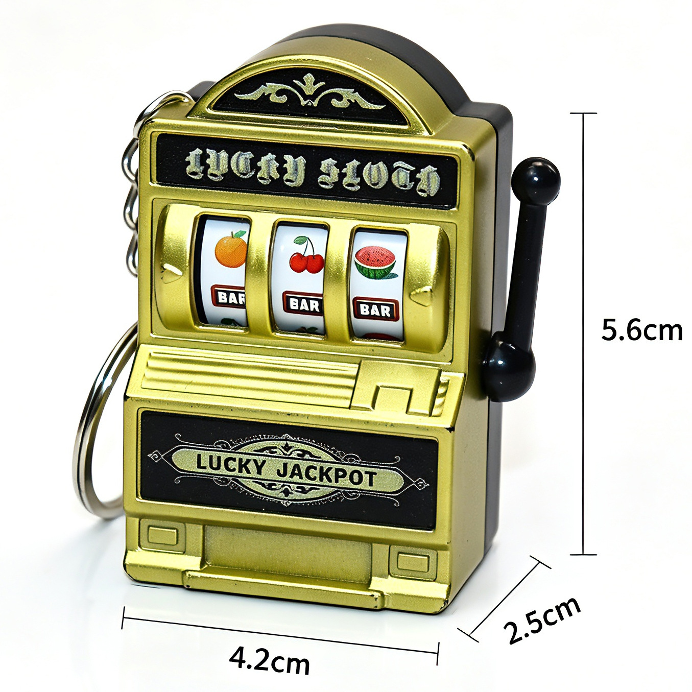 Retro Mini Slot Machine Keycha - Fruit Slot Machine ulasan dan harga