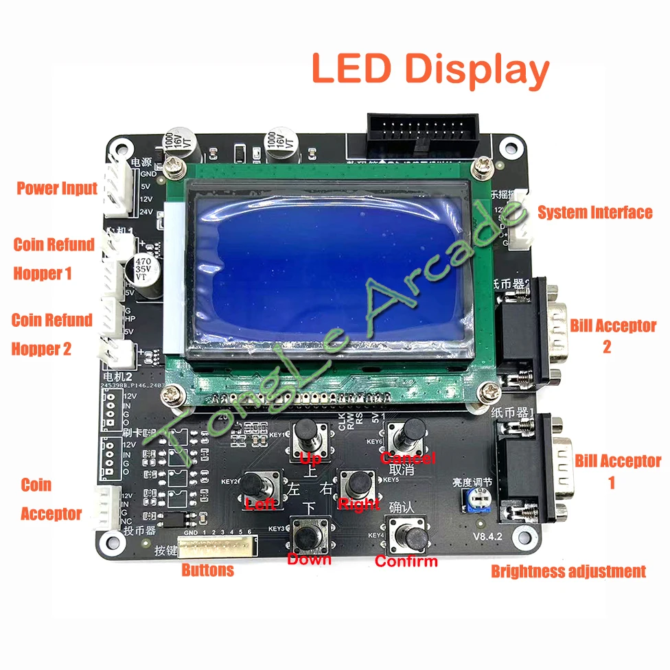 Coin Changer DIY Kit Bill Acce - Arcade Card Vending Machine ulasan dan harga